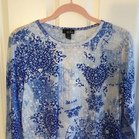 SALE. 2/$30.  NWOT. Erika L/S Knit Tee in Women’s Sz M - Picture 4 of 9
